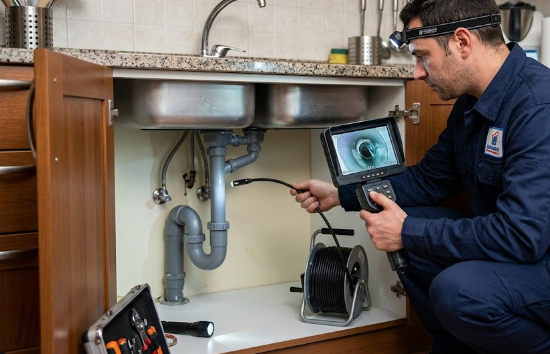 Videoispezioni scarico cucina